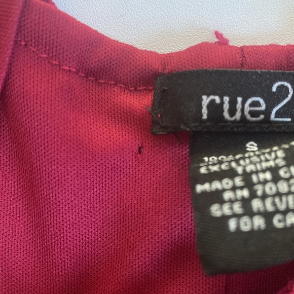 Rue21 Maroon Lace Tank Top/Crop Top - Picture 5 of 8